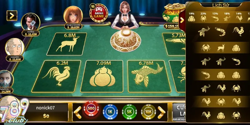 bầu cua 789Club
